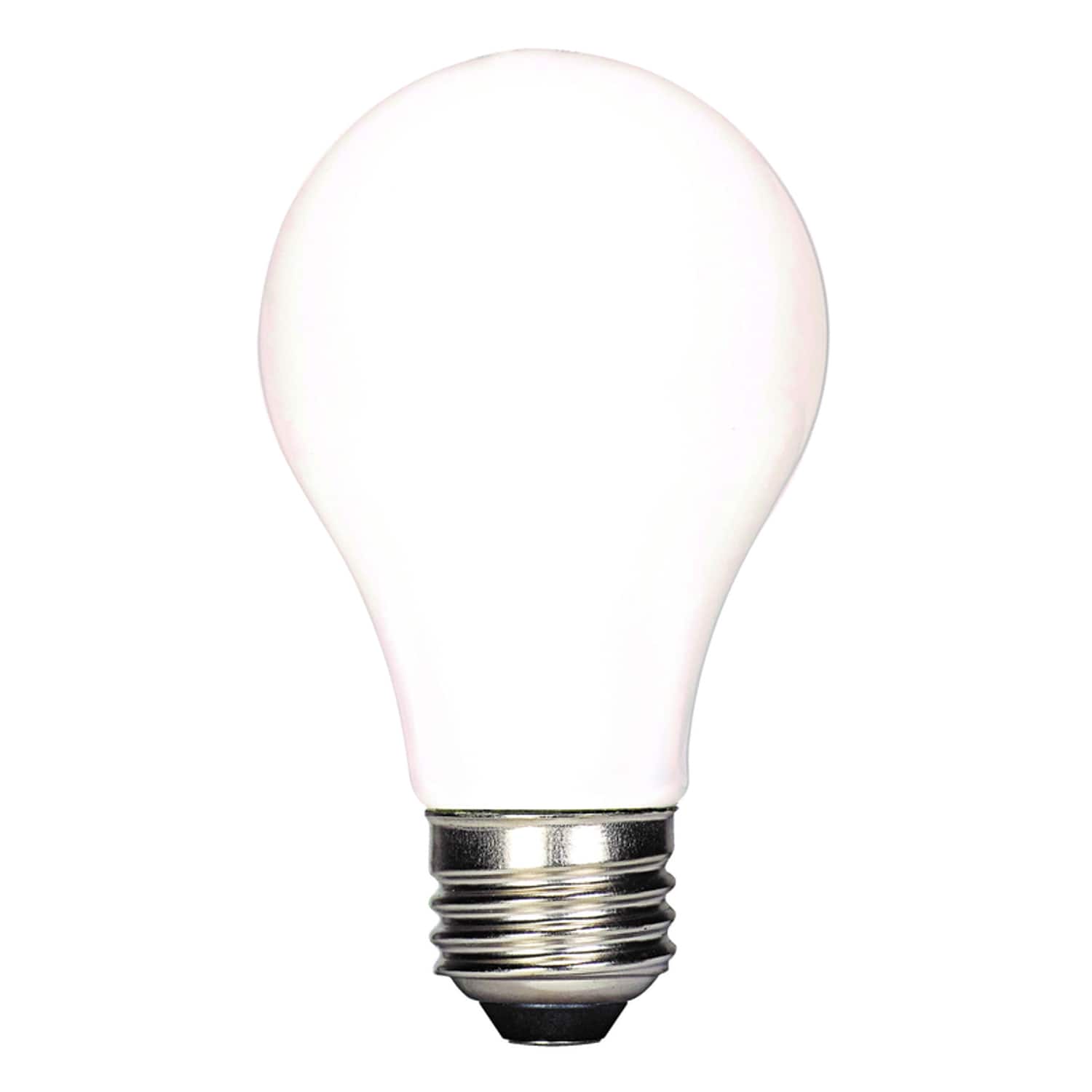 SATCO - A19 E26 (Medium) Filament LED Bulb Warm White 60 Watt Equivalence 4 pk