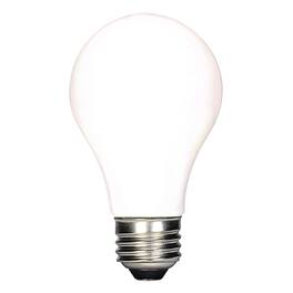 SATCO - A19 E26 (Medium) Filament LED Bulb Warm White 60 Watt Equivalence 4 pk