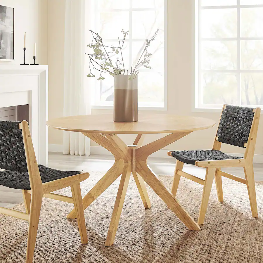 Modway Crossroads Wood Dining Table Oak EEI-3847-OAK - Best Buy
