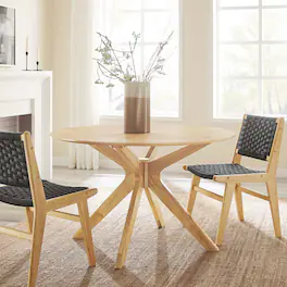 Modway - Crossroads Wood Dining Table - Oak