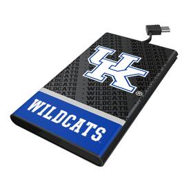 Keyscaper - Kentucky Wildcats Endzone Plus 5000mAh Flat Powerbank - Black