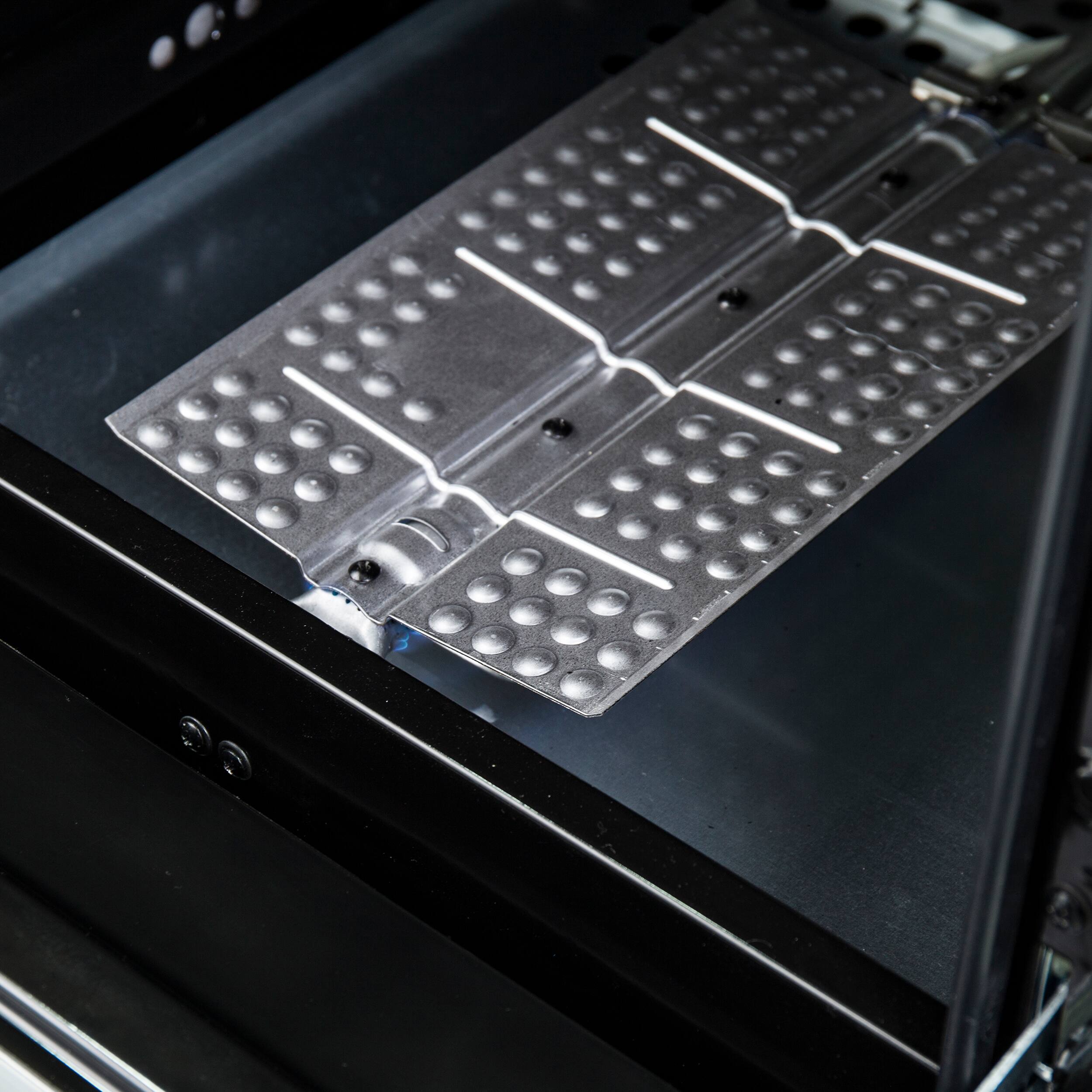 Alt View 14. Forno Appliances - Breno Alta Qualita 2.3 Cu. Ft. Freestanding Gas Range with Steam Clean Function and LP Conversion Kit - Silver.