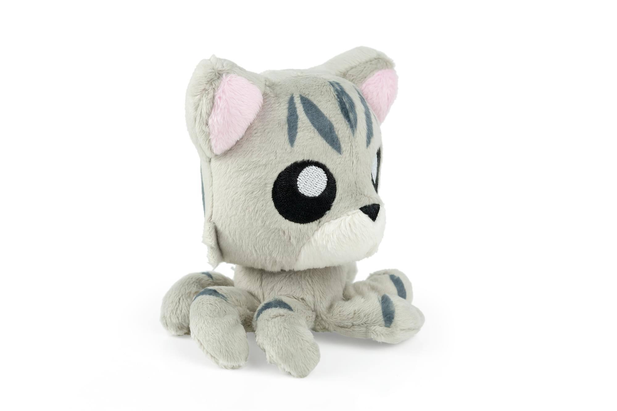 Alt View 10. Tentacle Kitty - Tentacle Kitty Little Ones 4 Inch Plush | Grey Tabby - Grey.