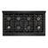Alt View 12. ZLINE - 48 in. Wide 8 Burner Paramount Gas Range with Dual Ovens (PSGRB-48) - Black Stainless Steel.