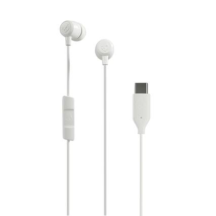 Front. Luckbyte - USB C Wired Earbuds with Noise Isolating Fit In Line Microphone Call and Track Control for iPhone Android Bone - Bone.
