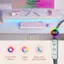 I 1 RGB LIGHTING RGB LED MODE DEMO SPEED 22 Dynamic Modes 7 Main Colors Ergonomic Monitor Stand COLOR e 5V e