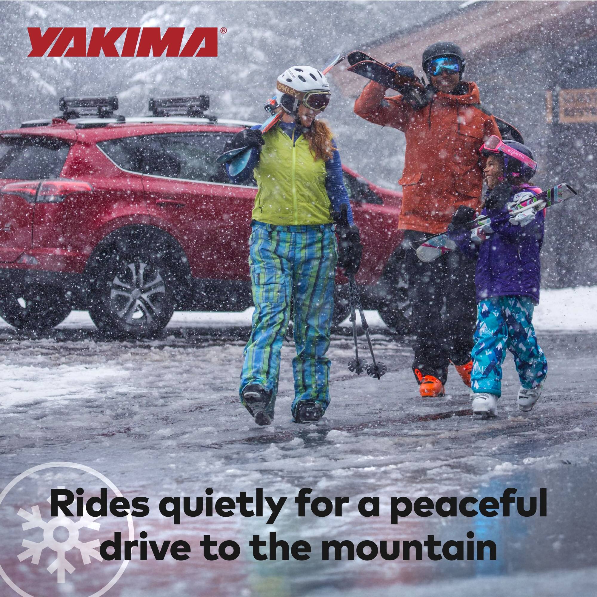 YAKIMA®  
Rides quietly for a peaceful drive to the mountain