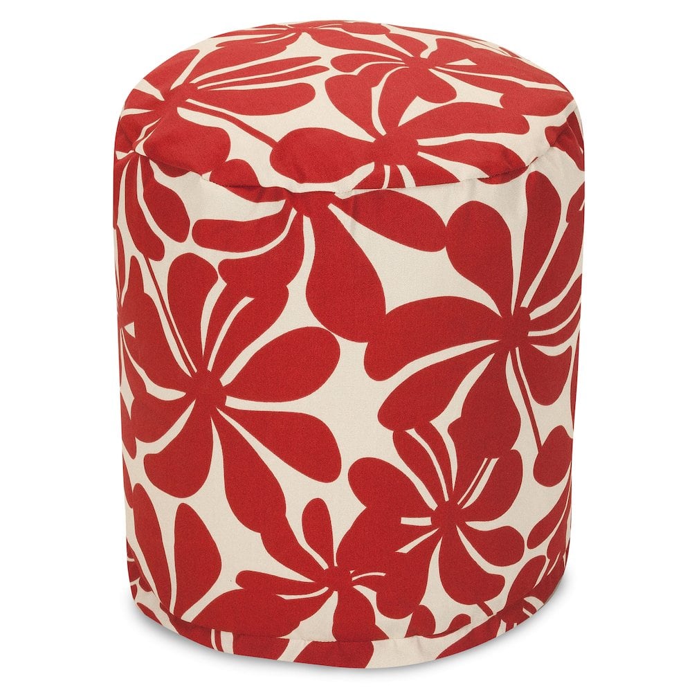Majestic Home - Pouf Plantation - Red