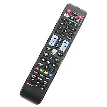 TV SOURCE
GUIDE
STD
1
STB
STB
STB 2
CONTROL
MENU
4
5
3
7
8
6
-
0
9
MUTE
PRE-CH
VOL
CH
CH LIST
MENU
TOOLS
B
SMARTHUB
GUIDE
INFO
RETURN
A
B
EXIT
+
NETFLIX
C
SEARCH
STATUS
D
H
RECOMMEND
amazon
MORE
AA5D-00784C
