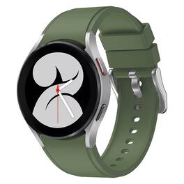 StrapsCo - Active Band Silicone Rubber Watch Strap For Samsung Galaxy Watch 7 - Dark Green