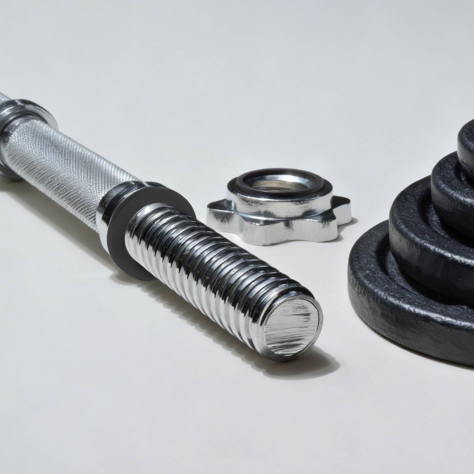 Alt View 5. Unique Bargains - Dumbbell Washer, Rubber Flat Washer Anti Slip Heavy Duty 1" 12pcs Rubber for 1" Barbell/Dumbbell Bar - Black.