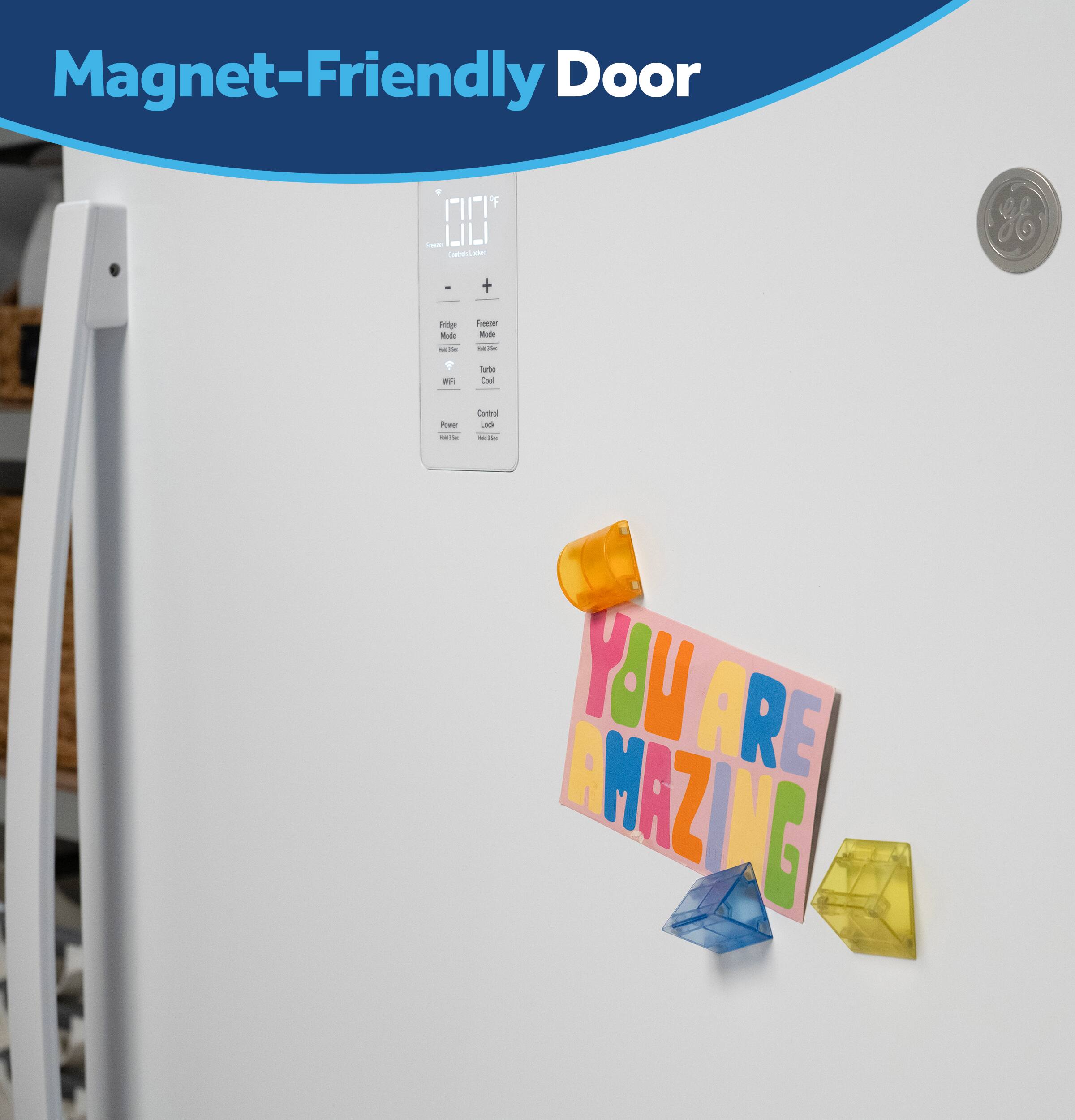 Magnet-Friendly Door

Power LILI Carboh 
Fridge Mode
Fresper Made
129t

NR
Turbo Cool
Power
Control Lock
kcalles
-
YAH RE NYZAG