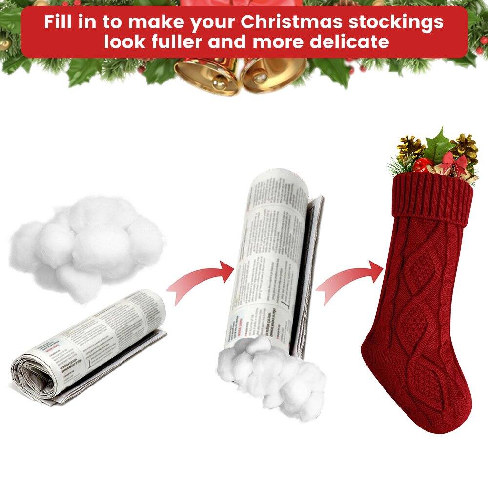 Fill in to make your Christmas stockings look fuller and more delicate