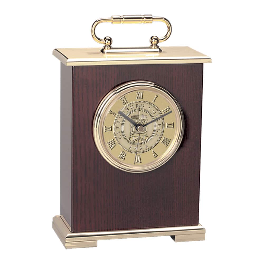Jardine - Gettysburg Bullets Carriage Clock - Gold