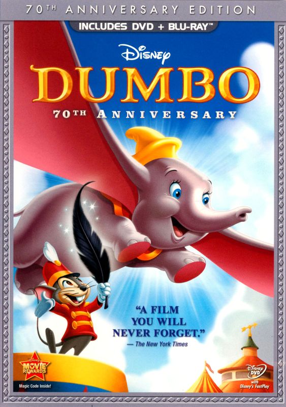  Dumbo [70th Anniversary Edition] [2 Discs] [DVD/Blu-ray] [Blu-ray/DVD] [1941]