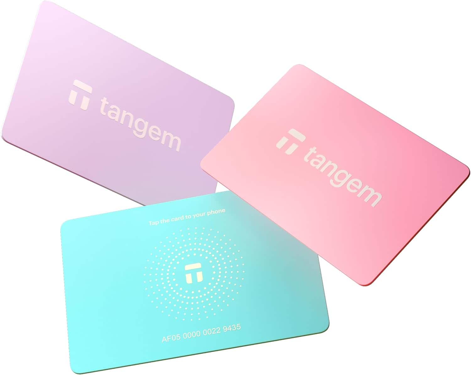Tangem - Wallet Pack of 3 - Secure Crypto Wallet - Trusted Cold Storage for Bitcoin, Ethereum, NFT's & More Coins - 100% Offline