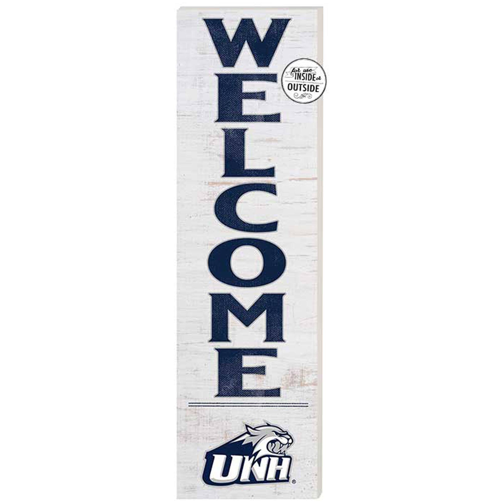New Hampshire Wildcats 10'' x 35'' Indoor/Outdoor Welcome Sign