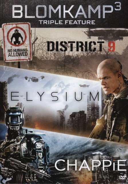 Front Standard. Chappie/District 9/Elysium [3 Discs] [DVD].