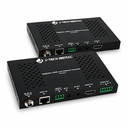 J-Tech Digital - 8K 30Hz HDMI over HDBaseT Extender with PoC - Black