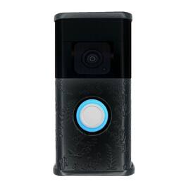 Michael Healy - Wildflower Video Doorbell Cover (Ring 3, 3 Plus, 4, Battery Plus, Battery Pro) - Matte Black