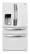 Front. Whirlpool - 26.2 Cu. Ft. 4-Door French Door Refrigerator with Thru-the-Door Ice and Water - White Ice.