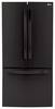 LG - 23.6 Cu. Ft. French Door Refrigerator - Black-Front_Standard