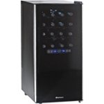 Front. Wine Enthusiast - Wine Cooler - Black.