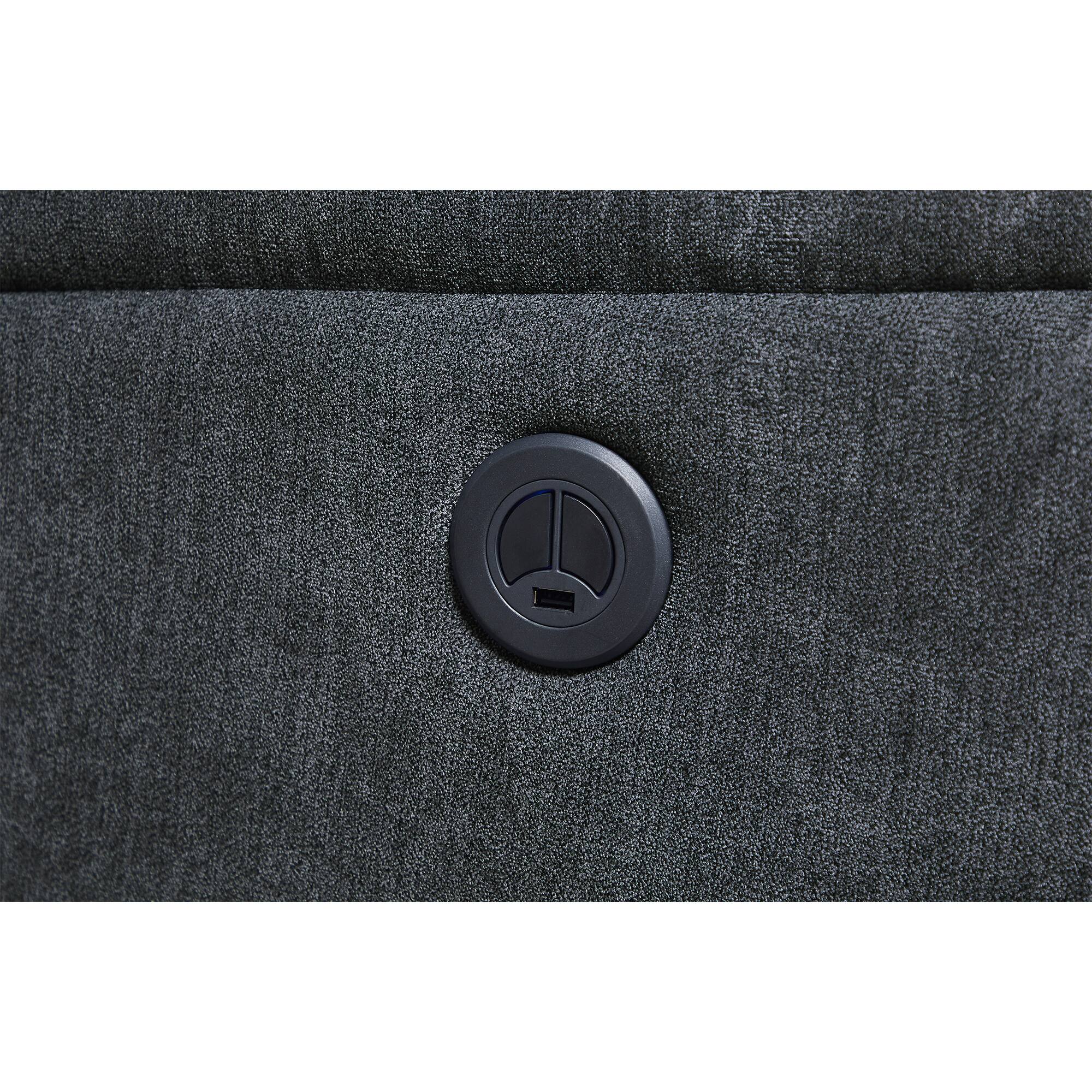 Alt View 1. TinyHomie - Hot selling For 10 Years Recliner Chair With Power function easy control big stocks Recliner Single Chair - Gray.