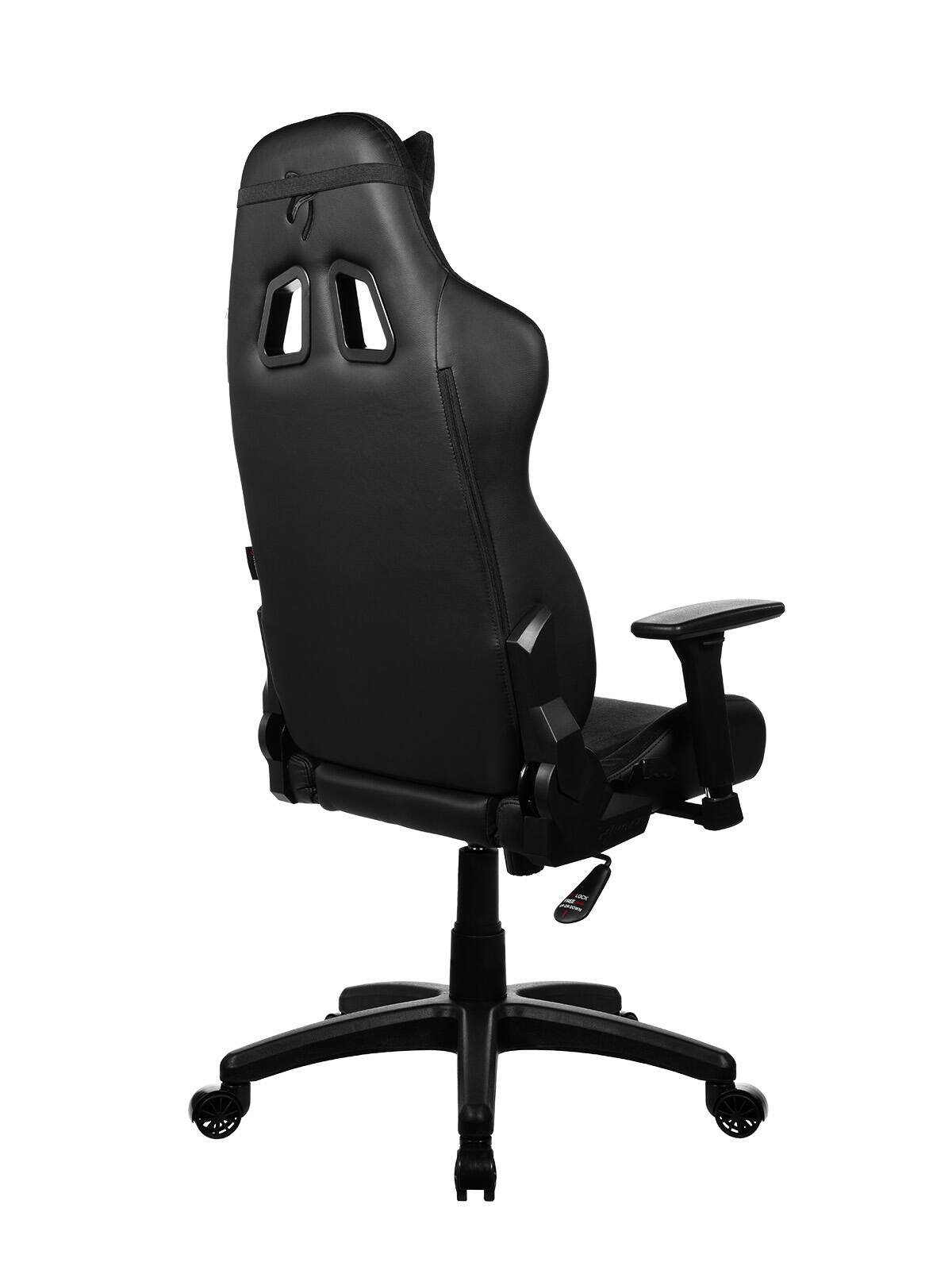 Alt View 13. Arozzi - Avanti Soft Fabric Chair - Pure Black.