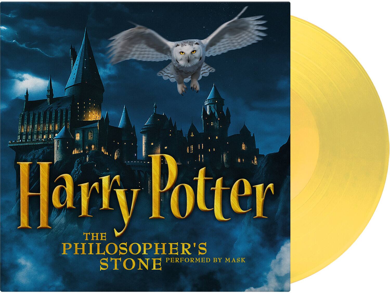 Mask - Harry Potter & The Philosopher's Stone - Ltd Transparent Yellow Vinyl   - VINYL LP