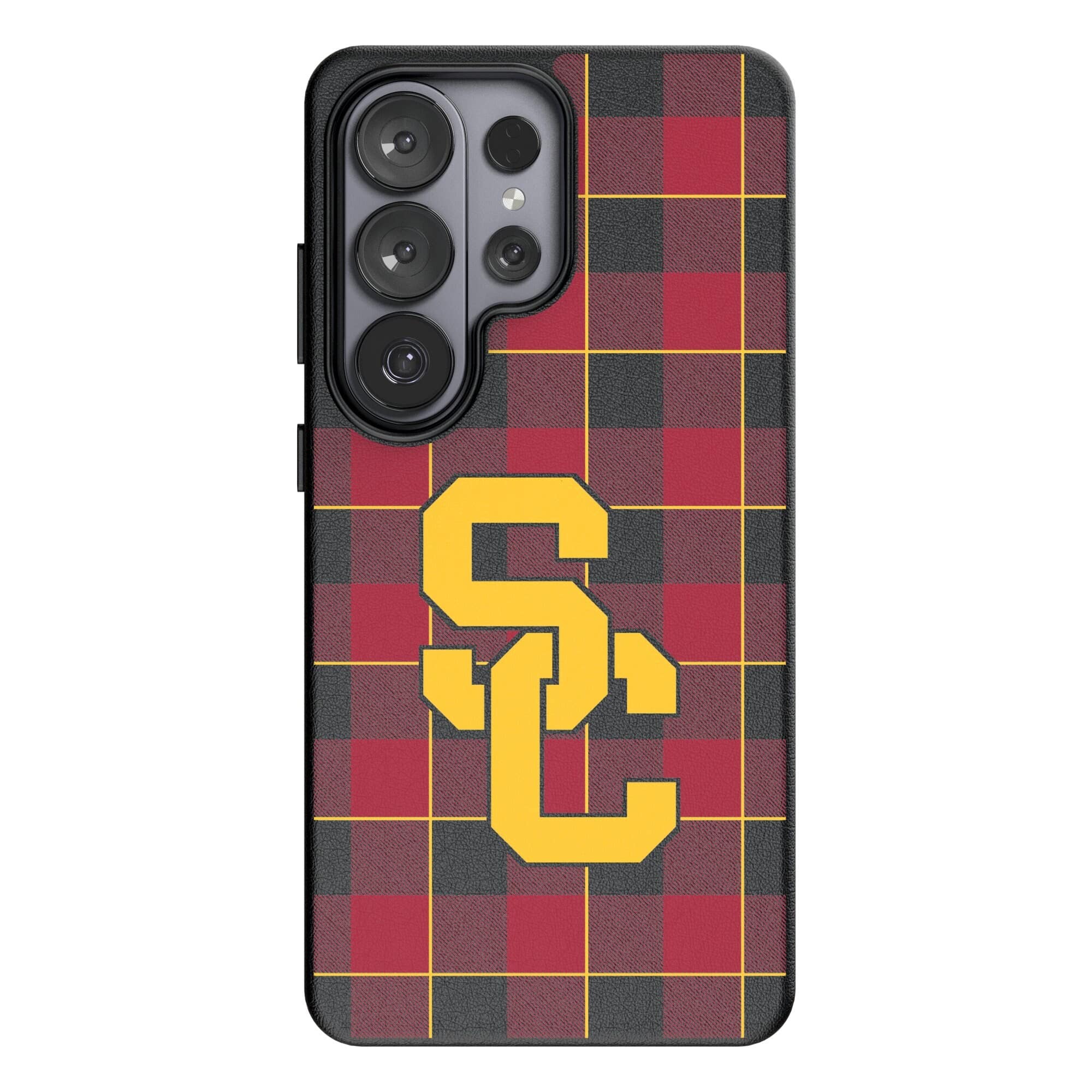 Keyscaper - NCAA - USC Trojans Plaid Galaxy Magnetic Bump Case - S25 Plus - Black price history on PriceWatchPro