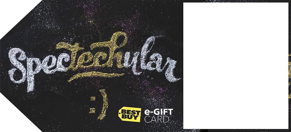 Alt View 2. Best Buy® - $25 Glitter Spectechular Gift Card - Multi.