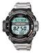 Casio - Men's Twin Sensor Multifunction Digital Sport Watch - Stainless Steel-Front_Standard