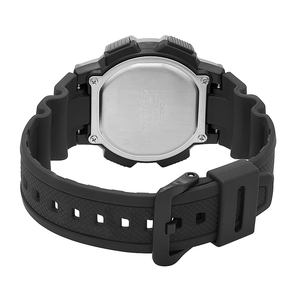 Angle View: Casio - Men's Digital Multifunction Sport Watch - Black