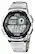 Front. Casio - Men's Digital Sport Watch - Stainless Steel.