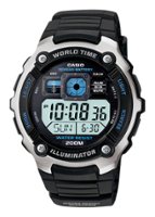 Casio - Multifunctional Digital Sport Watch - Black - Front_Zoom