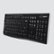 Alt View 12. Logitech - K270 Full-size Wireless Membrane Keyboard - Black.