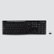 Alt View 13. Logitech - K270 Full-size Wireless Membrane Keyboard - Black.