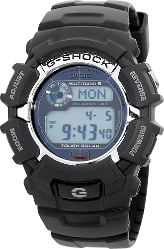 Playful At dræbe Seminar Casio Men's G-Shock Solar Atomic Digital Sports Watch Black GW2310-1 - Best  Buy