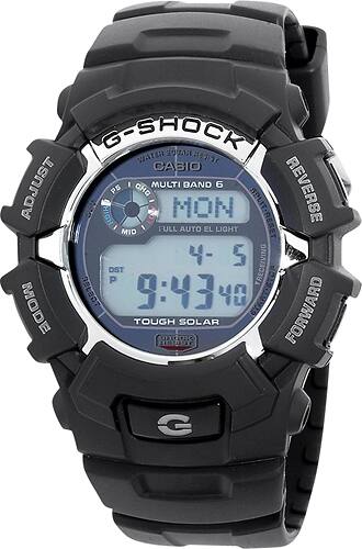 Casio Men's G Shock Solar Atomic Digital Sports Watch Black GW2310