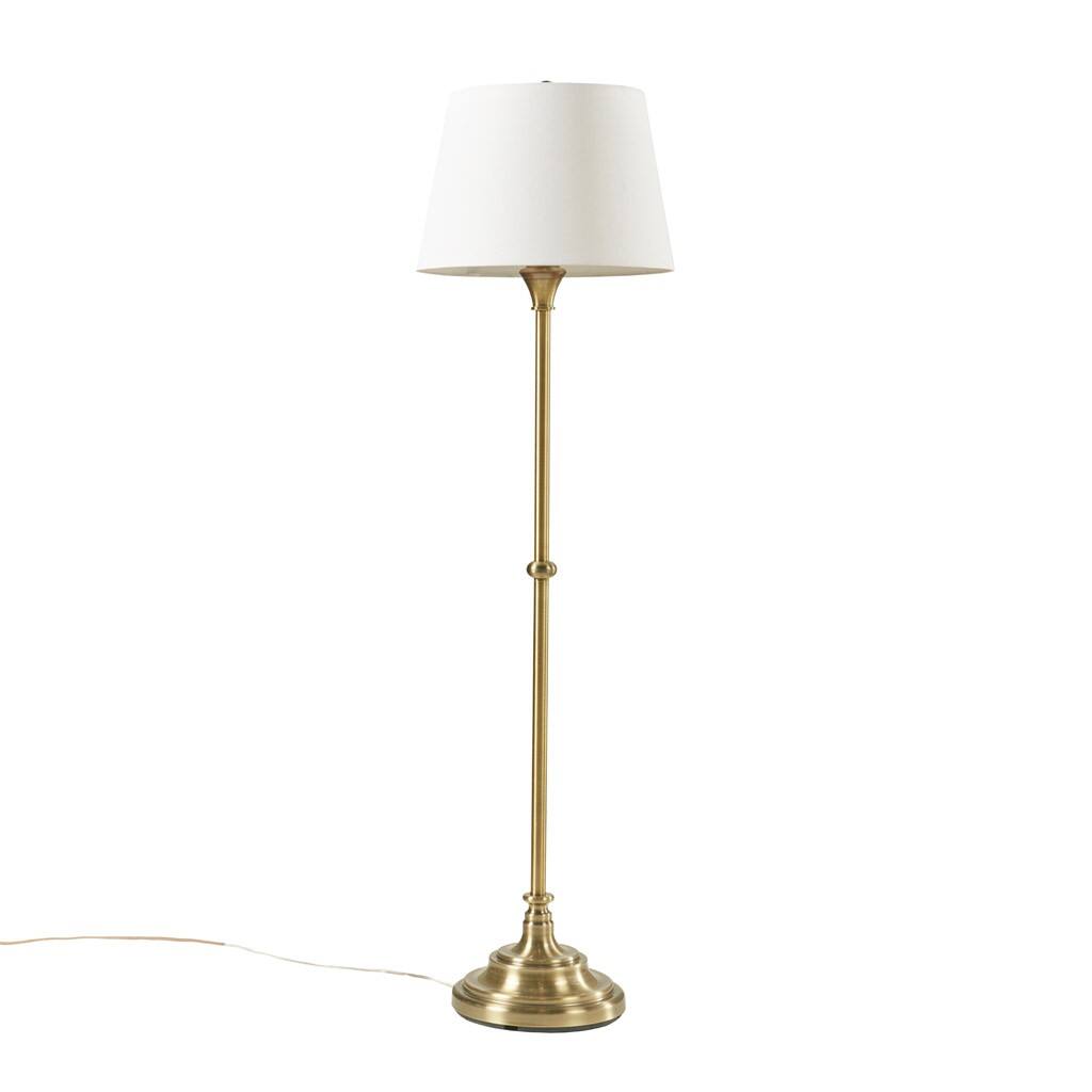 Left. APRILSOUL - Floor Lamp 59in H - Bronze.