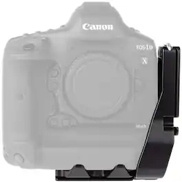 ProMediaGear - PLC1Dx3 L-Bracket Plate with QD Strap Port for Canon 1Dx Mark III DSLR Camera