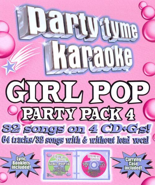 Front. Party Tyme Karaoke - Girl Pop Party Pack 4 [CD + G].