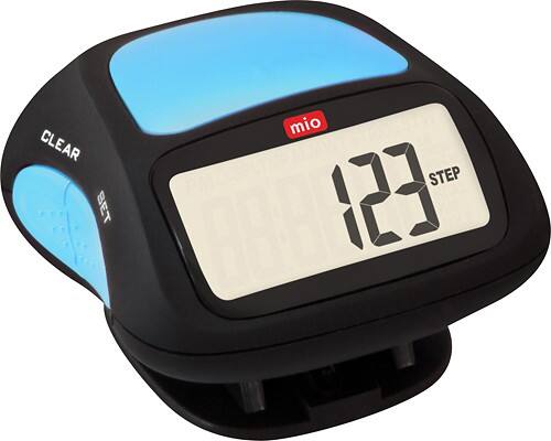 Angle Standard. MIO - Step 1 Pedometer - Blue.