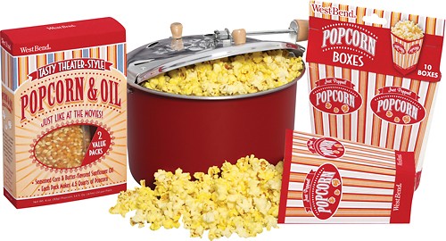 VTG WEST BEND Stove Top Popcorn Popper Aluminum