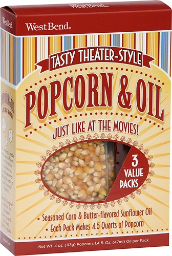  West Bend - Popcorn and Oil (3-Pack)
