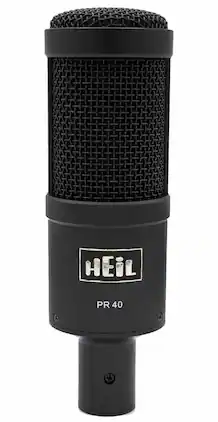 Heil Sound - PR40 Wired Cardioid Dynamic Microphone - Black - Black