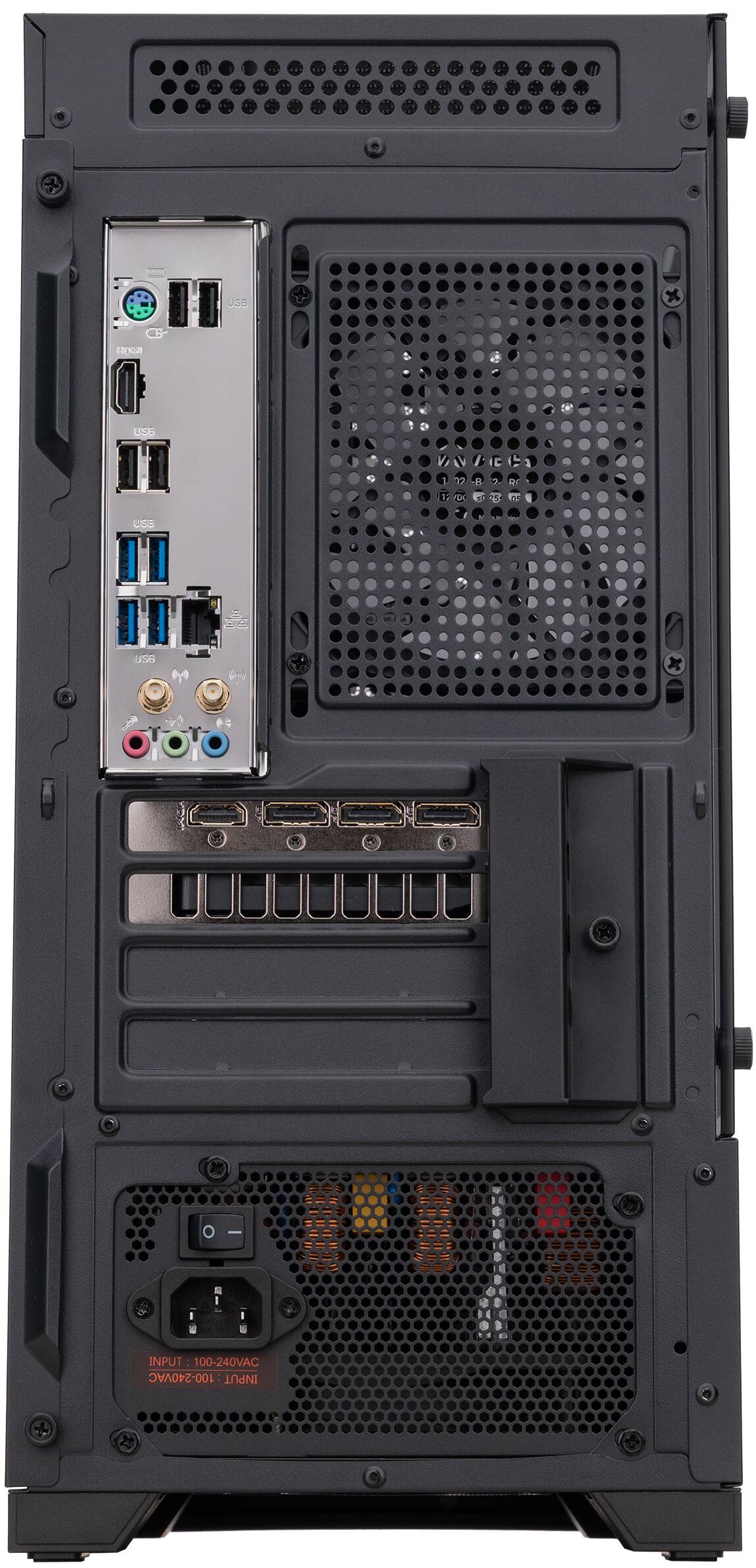 Sure, here is the corrected and grouped text from the image:

---

**Top Section:**

- "I U0O C G USUS VNC 122BR USG USB OO O I INPUT 100-240VAC 100-240VAC INPUT"

**Middle Section:**

- "INPUT: 100-240VAC"
- "INPUT: 100-240VAC"

**Bottom Section:**

- "INPUT: 100-240VAC"
- "INPUT: 100-240VAC"

---

This text appears to be related to the input voltage specifications for the device.