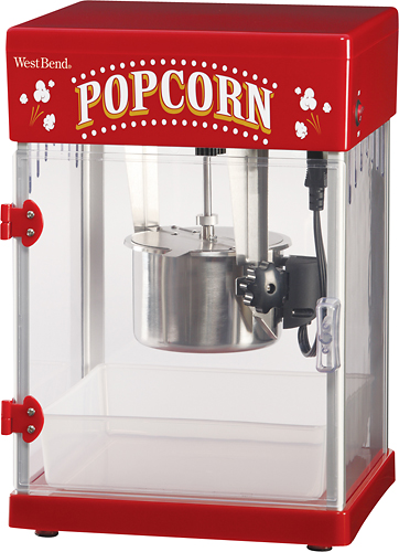 West Bend Stir Crazy Theater Popcorn Machine, Red