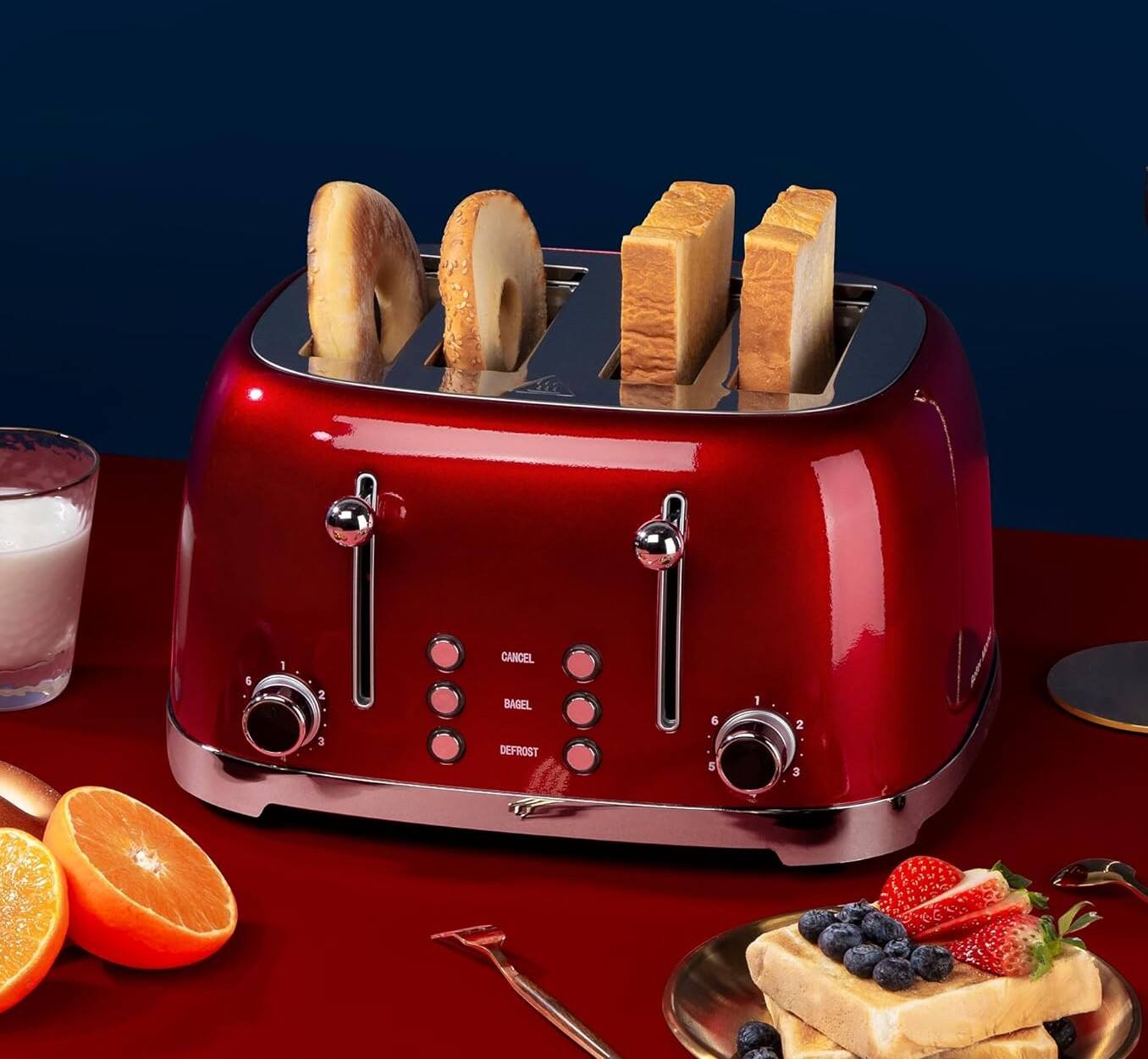 1 2 CANCEL BAGEL 6 3 DEFROST